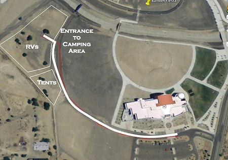 Entrance to Camping Area